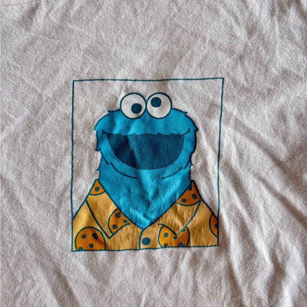 Retro Kid Cookie Monster Sesame Street T-Shirt Size X-Large Retrokid - Picture 2 of 8